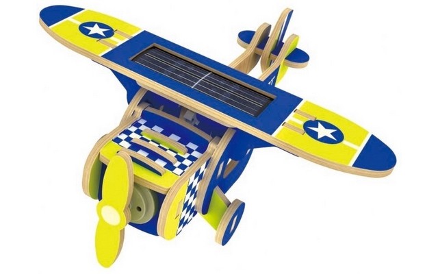 Robotime Solar Powered Monoplane (Colour)